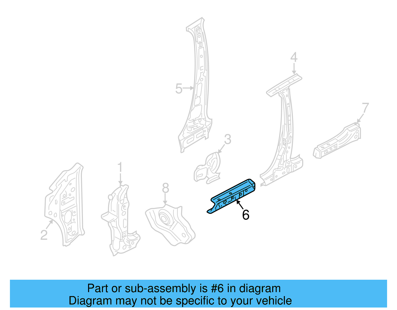 Inner Rocker 561-810-607 - View 9