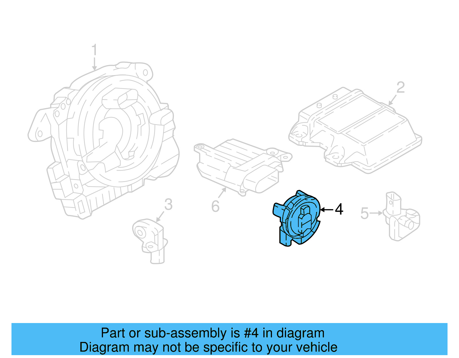 Side Impact Sens 3Q0-959-354-A - View 13