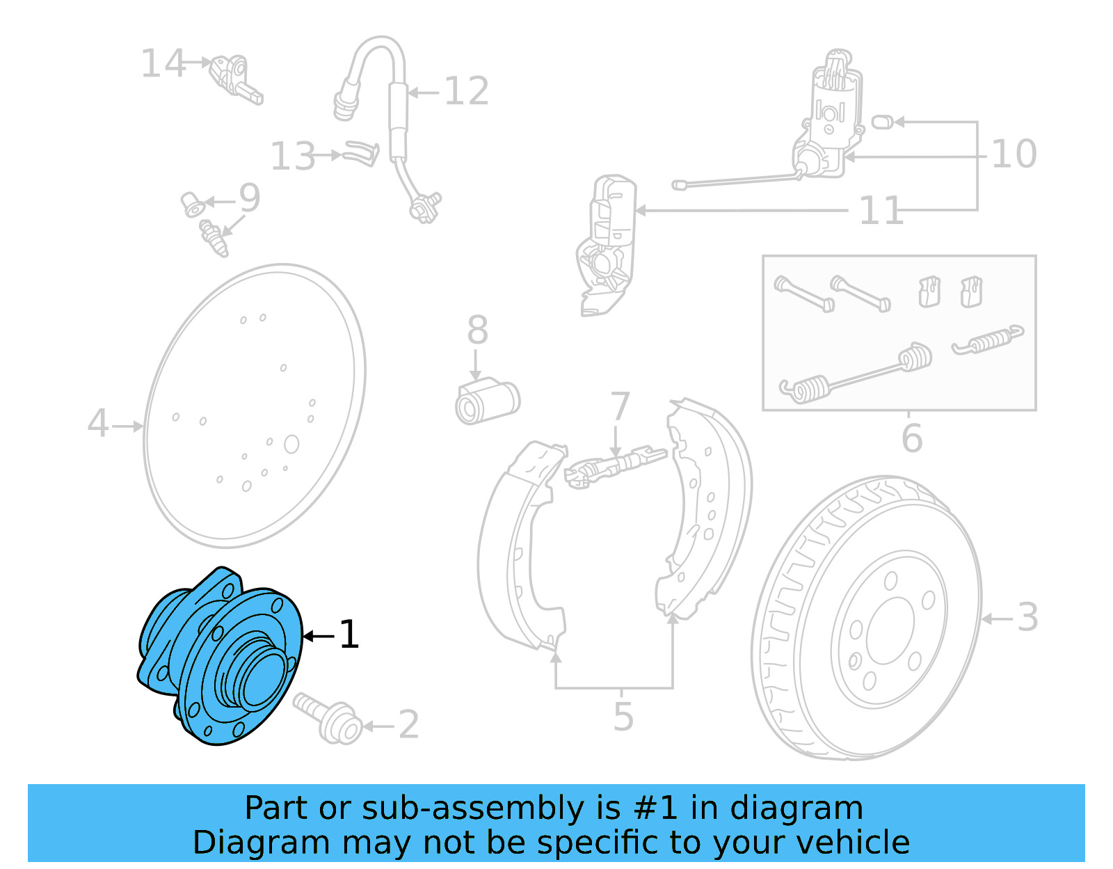 Hub & Bearing 3QF-407-621-J - View 4