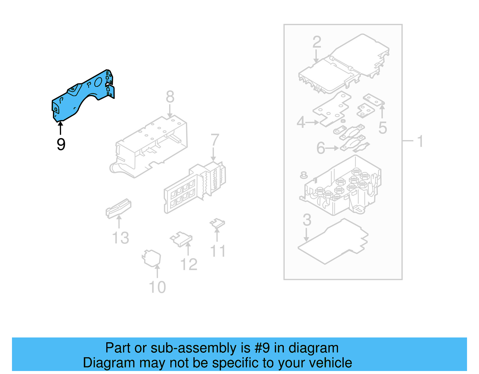 Amplifier Bracket 3D0-035-209-F - View 4