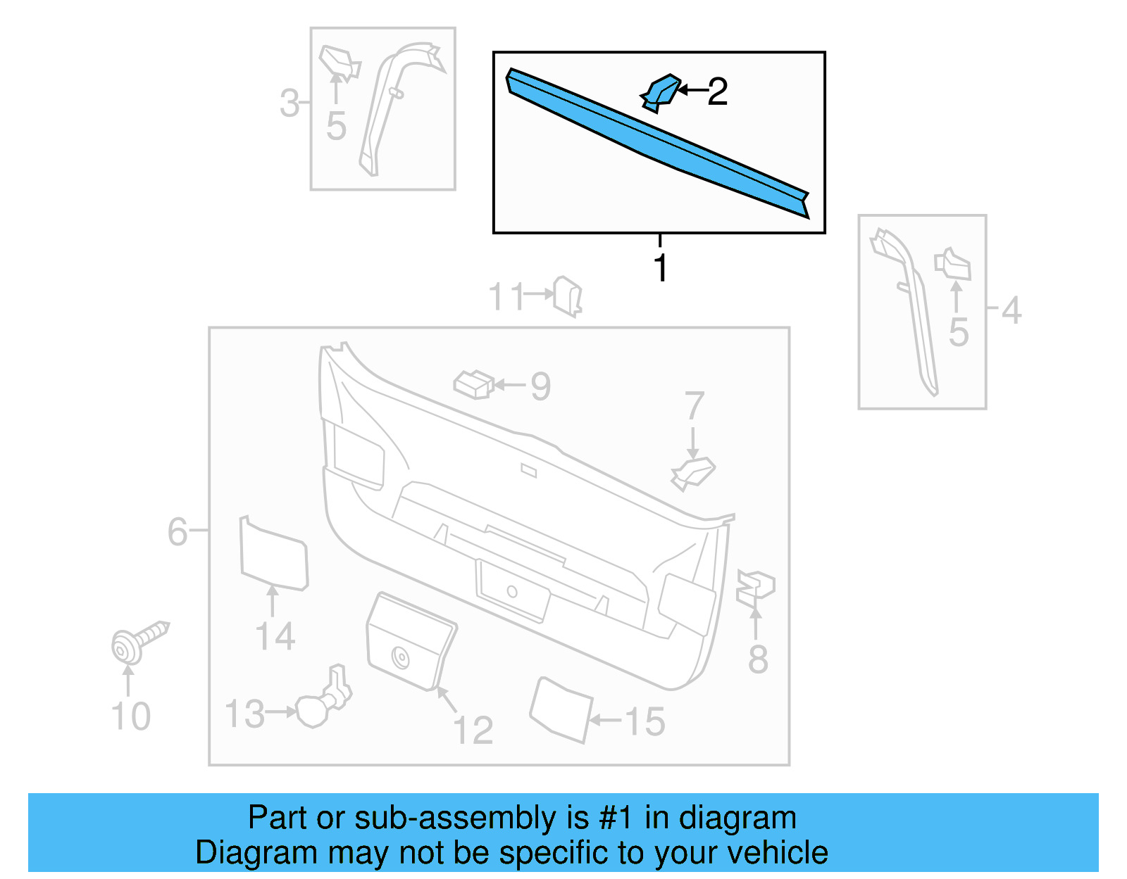 Upper Trim 5GM-867-715-A-82V - View 8