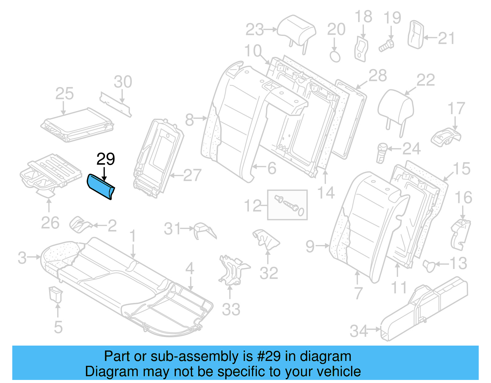 Cushion 1K5-885-873-F-70C - View 7