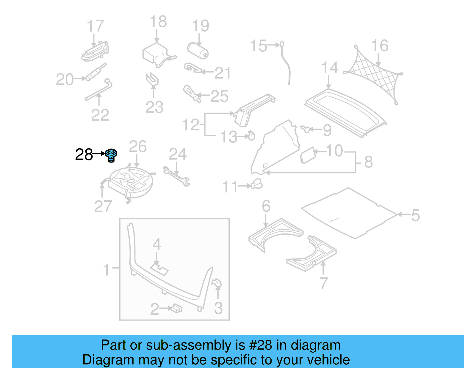 Mount Bolt 1K0-803-899-B - View 8