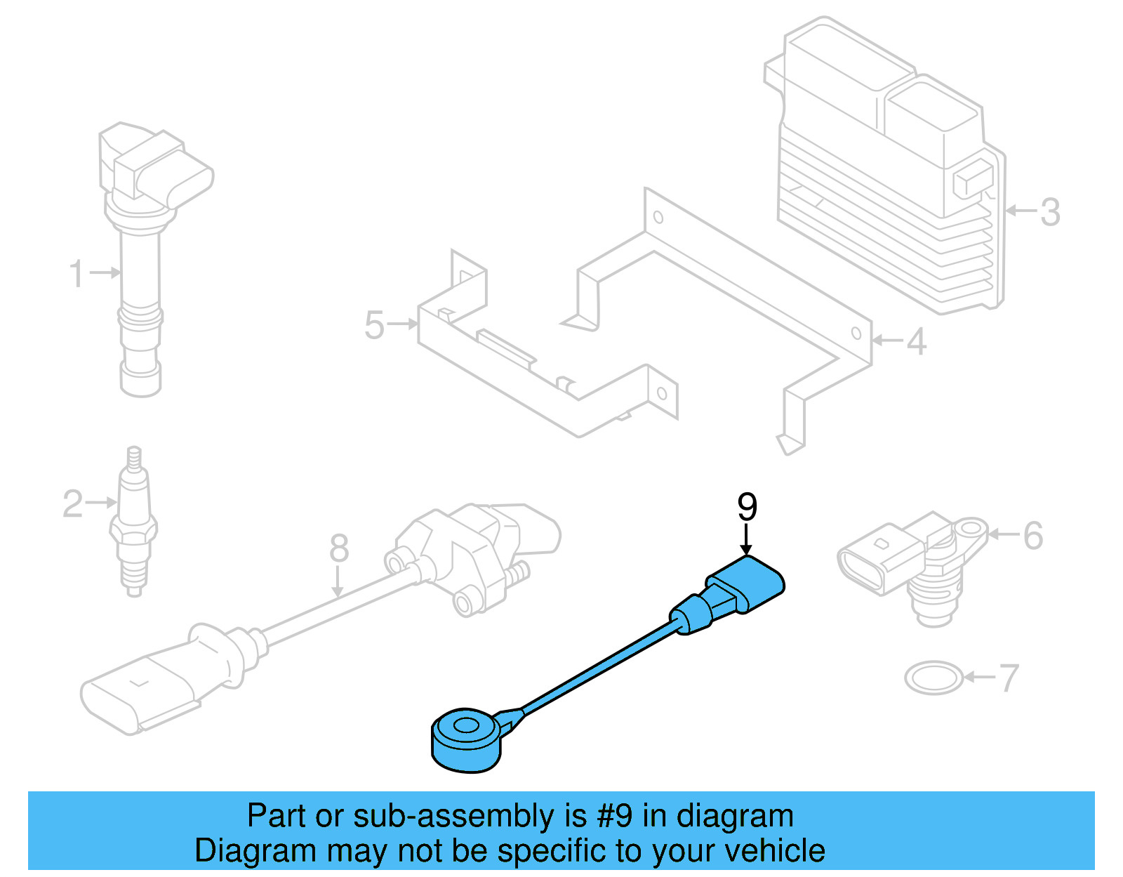 Knock Sensor 07K-905-377-D - View 15