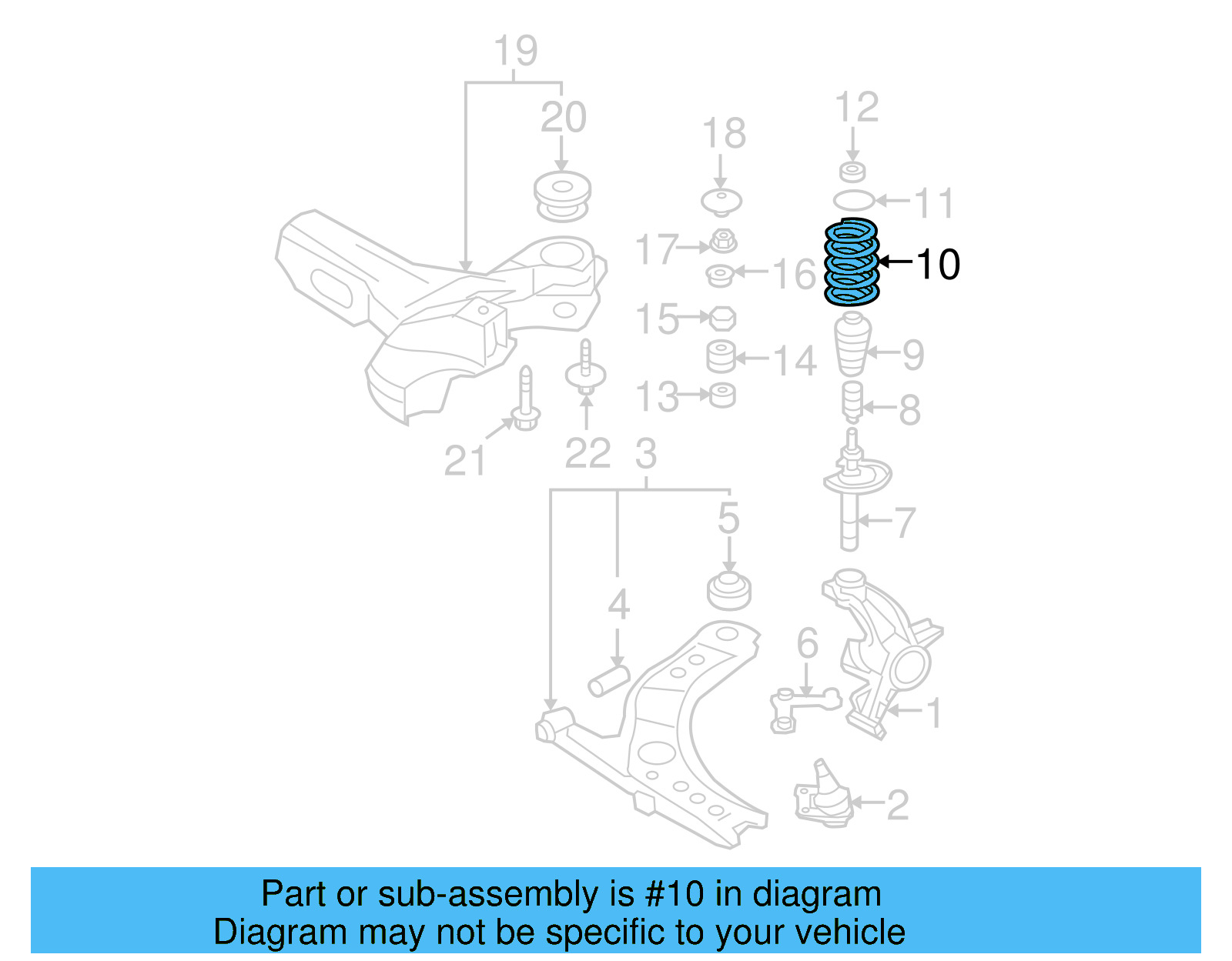 Coil Spring 1J0-411-105-AN - View 17