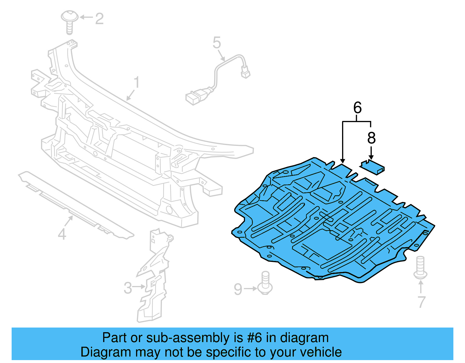 Splash Guard 3C0-825-235-J - View 10