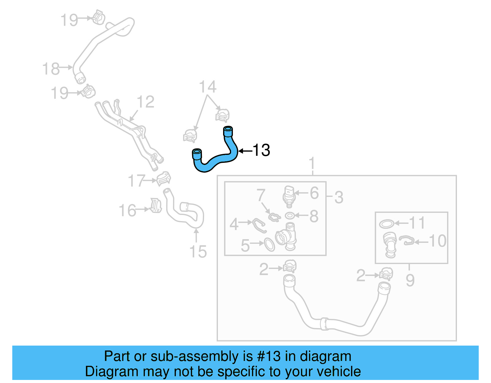 Inlet Hose 5C0-121-063-G - View 16
