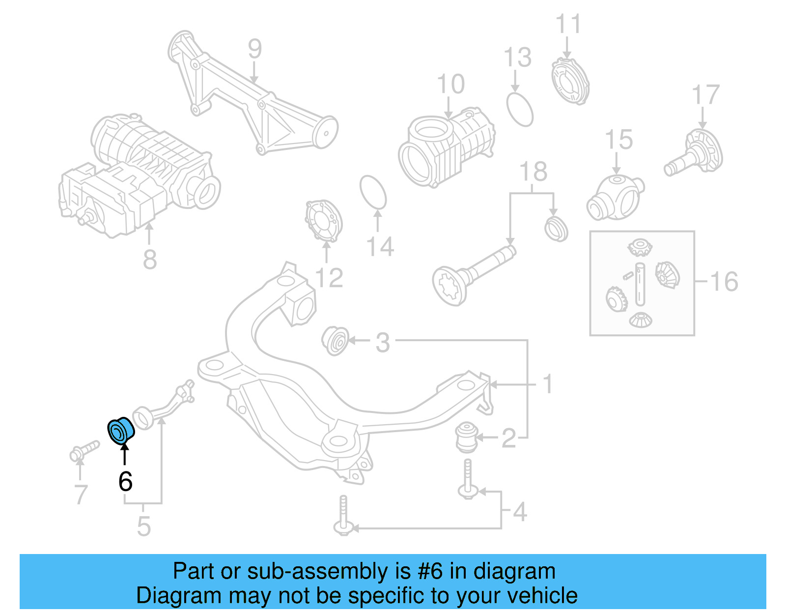 Support Bushing 1J0-599-381-A - View 4
