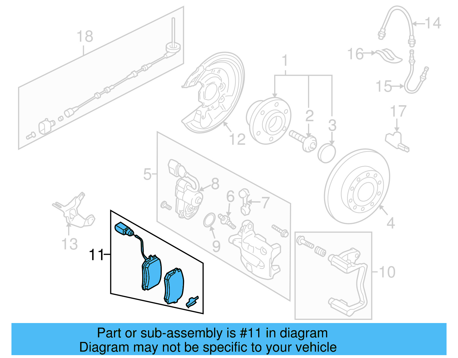 Brake Lining 3AA-698-451-B - View 4