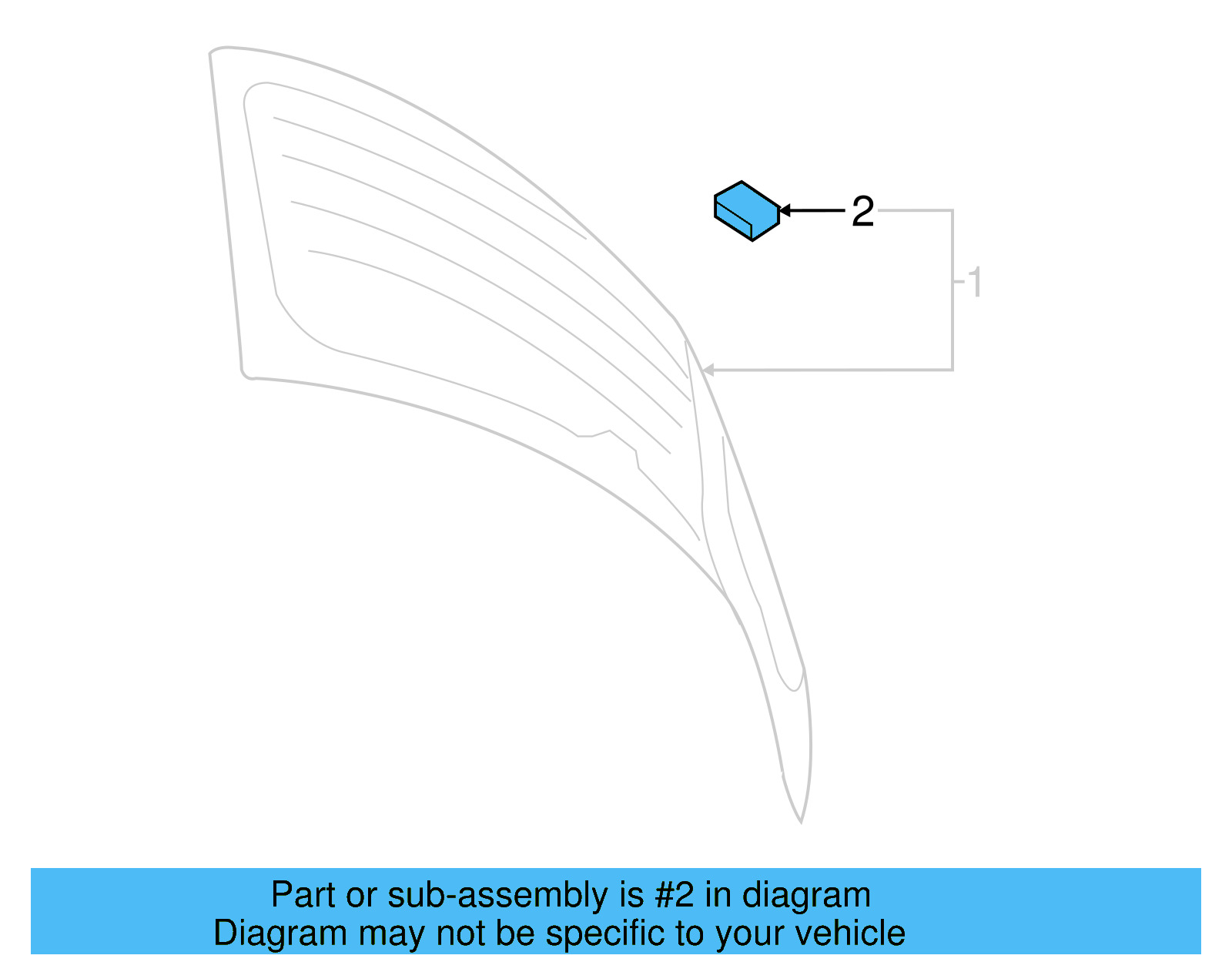 Lift Gate Glass Bumper 1T0-845-237 - View 31