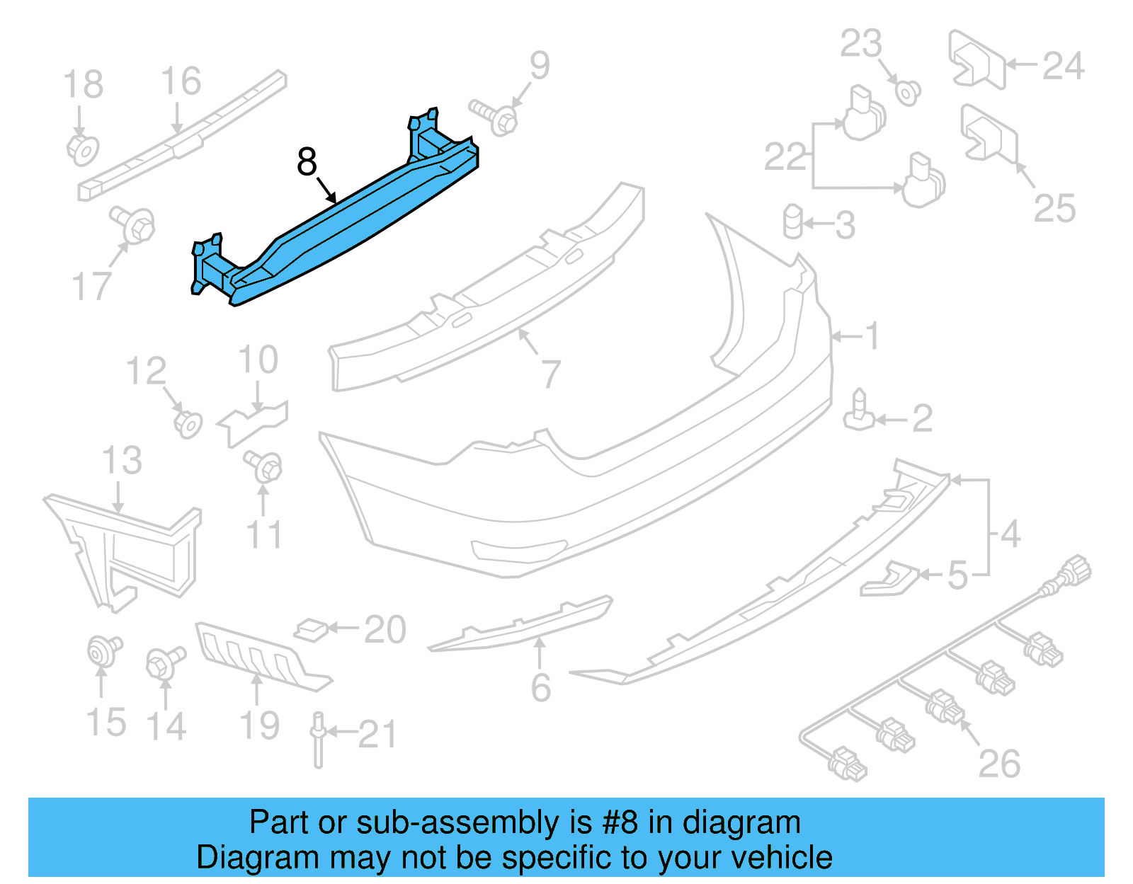 Impact Bar 5C6-807-305-B - View 18