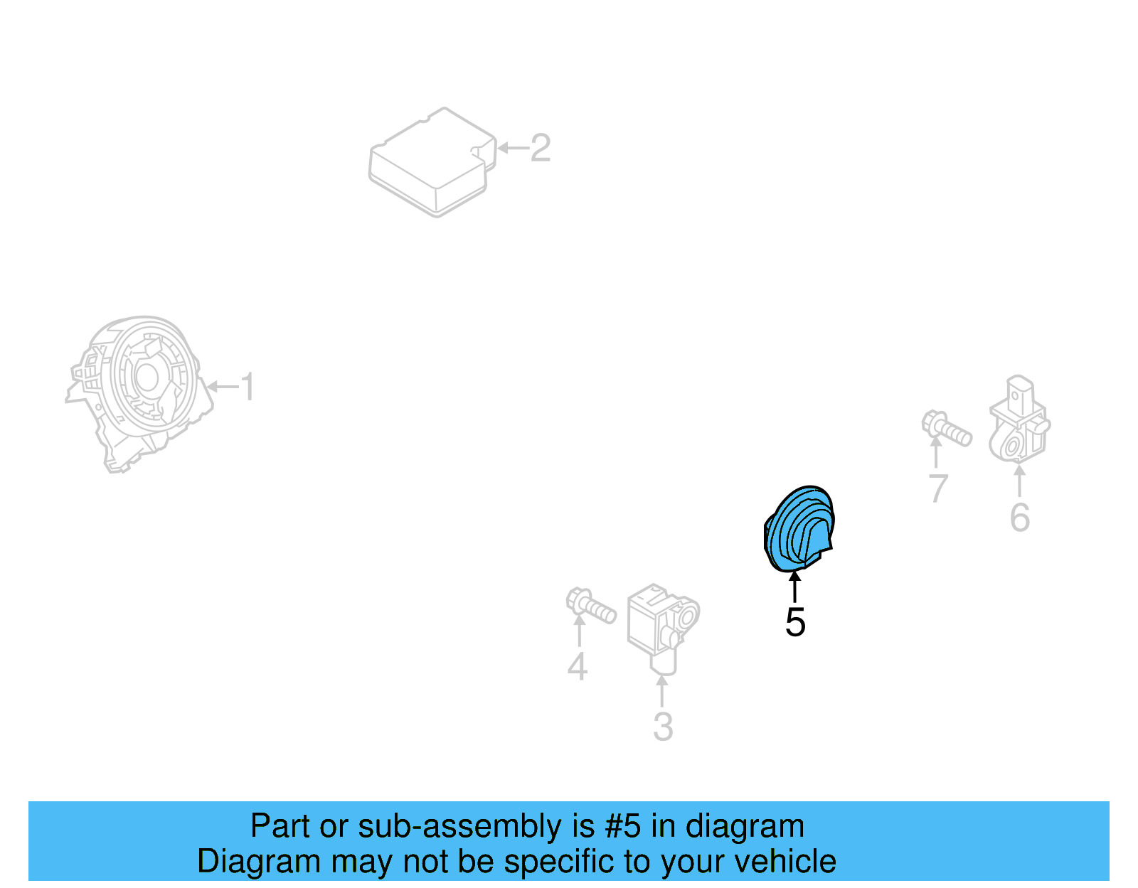 Side Impact Sens 561-959-354 - View 13