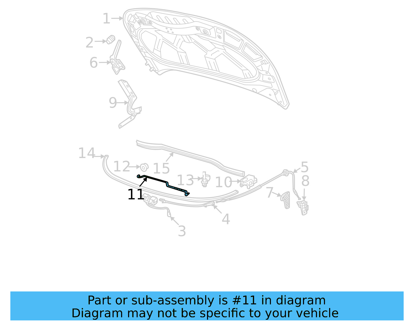 Support Rod 11A-823-363-A - View 4