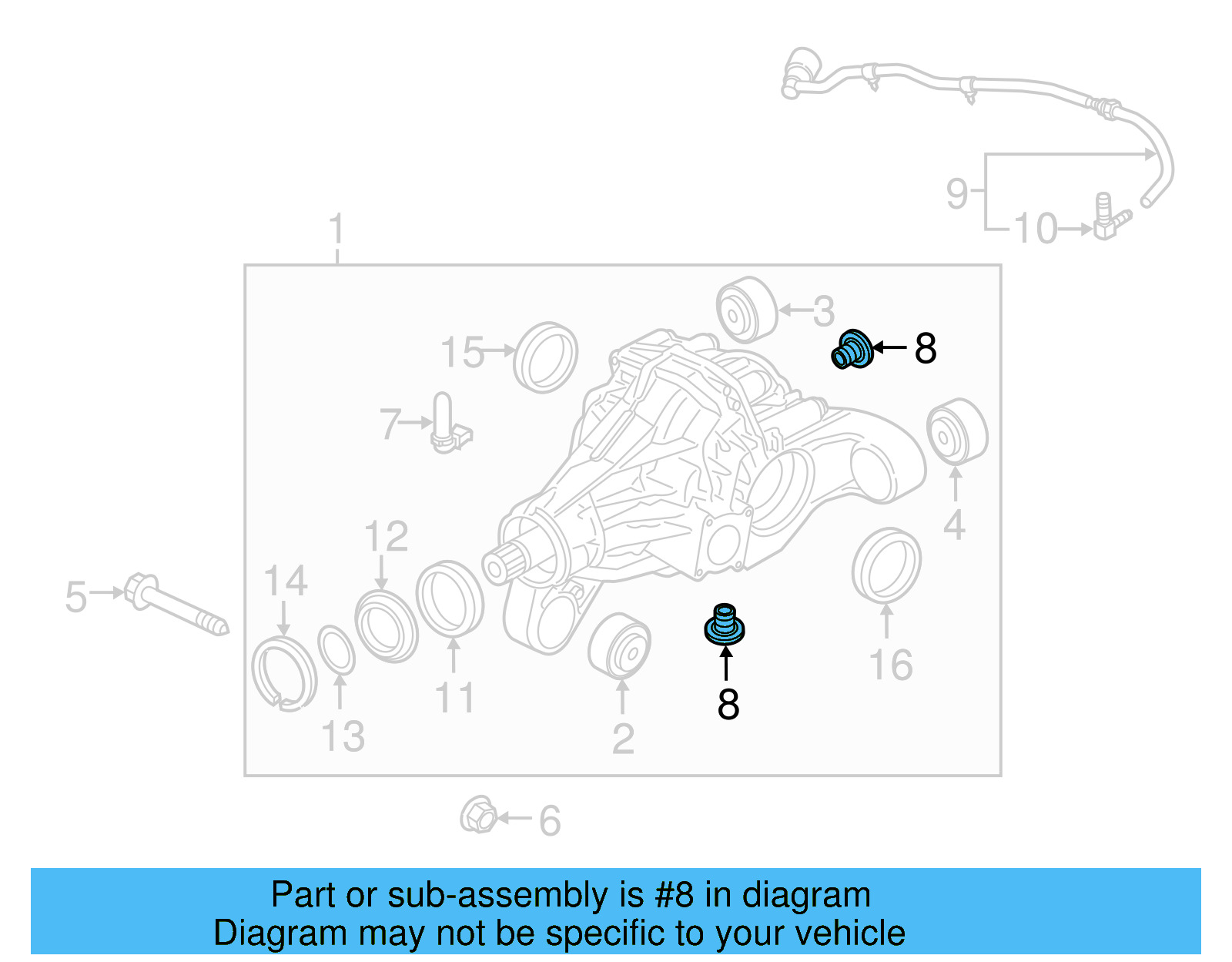 Differential Housing Fill Plug 0AA-409-057 - View 19