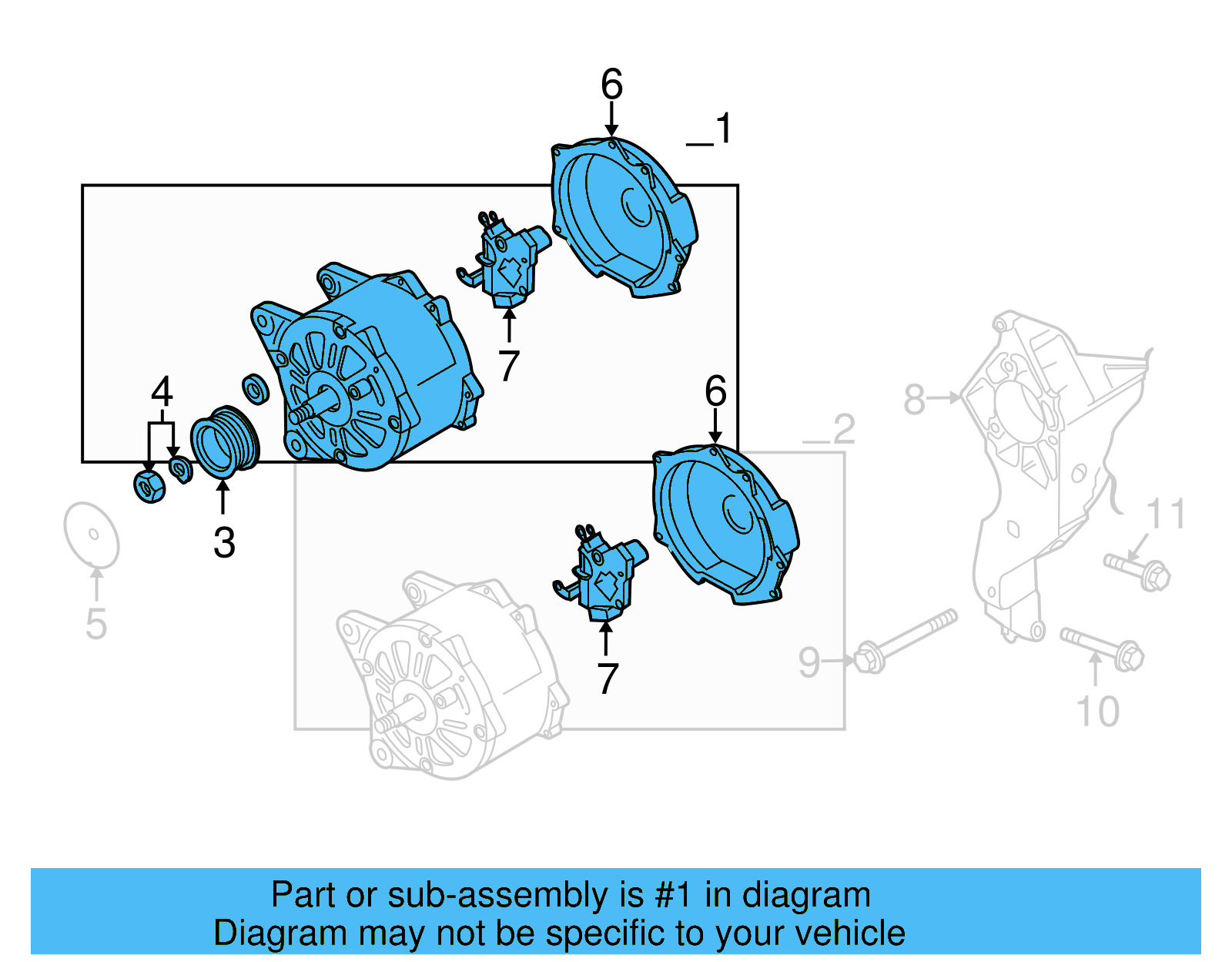 Alternator 06F-903-023-P - View 16