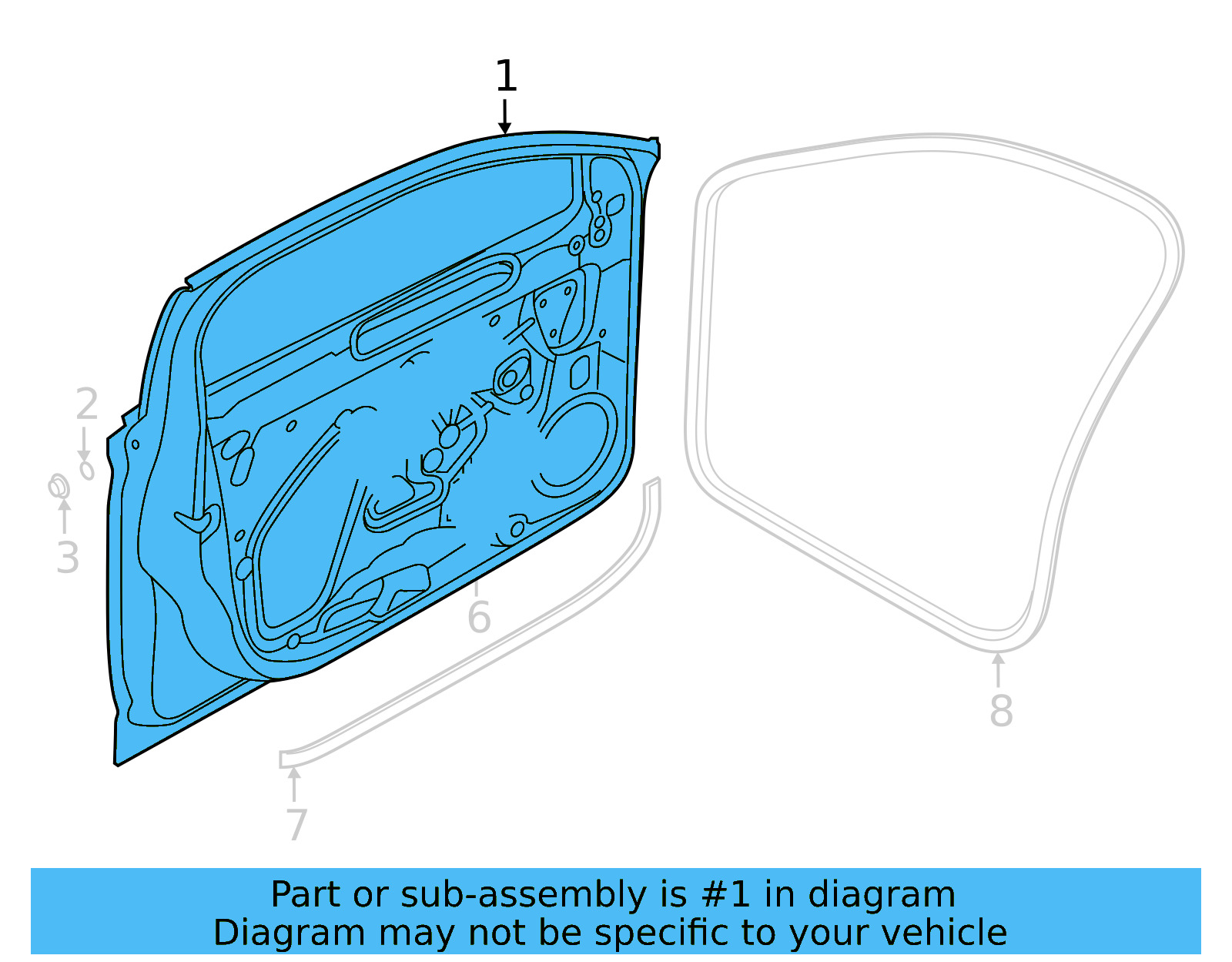 Door Shell 17A-831-056-D - View 6