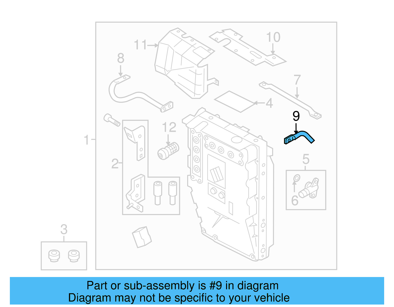 Battery Ground Strap 7P0-971-235-D - View 9