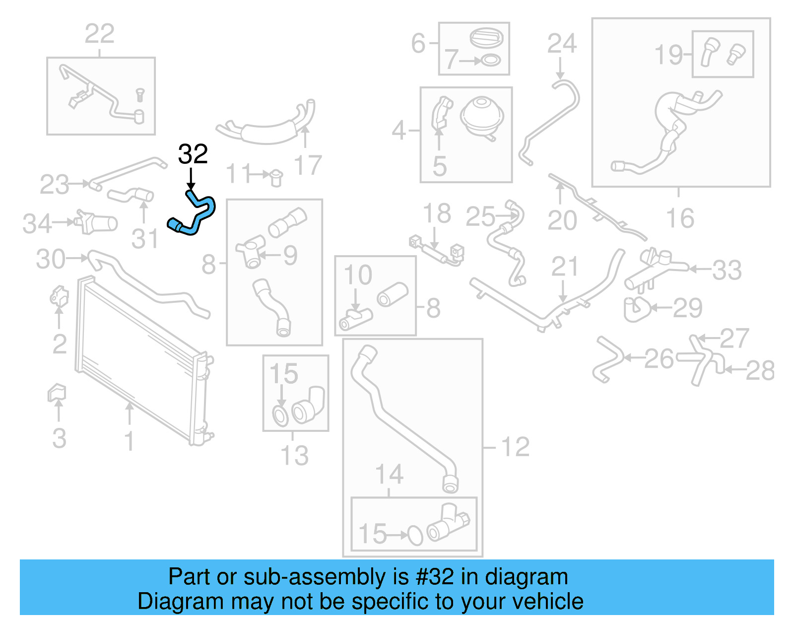Hose 1C0-121-449-A - View 11