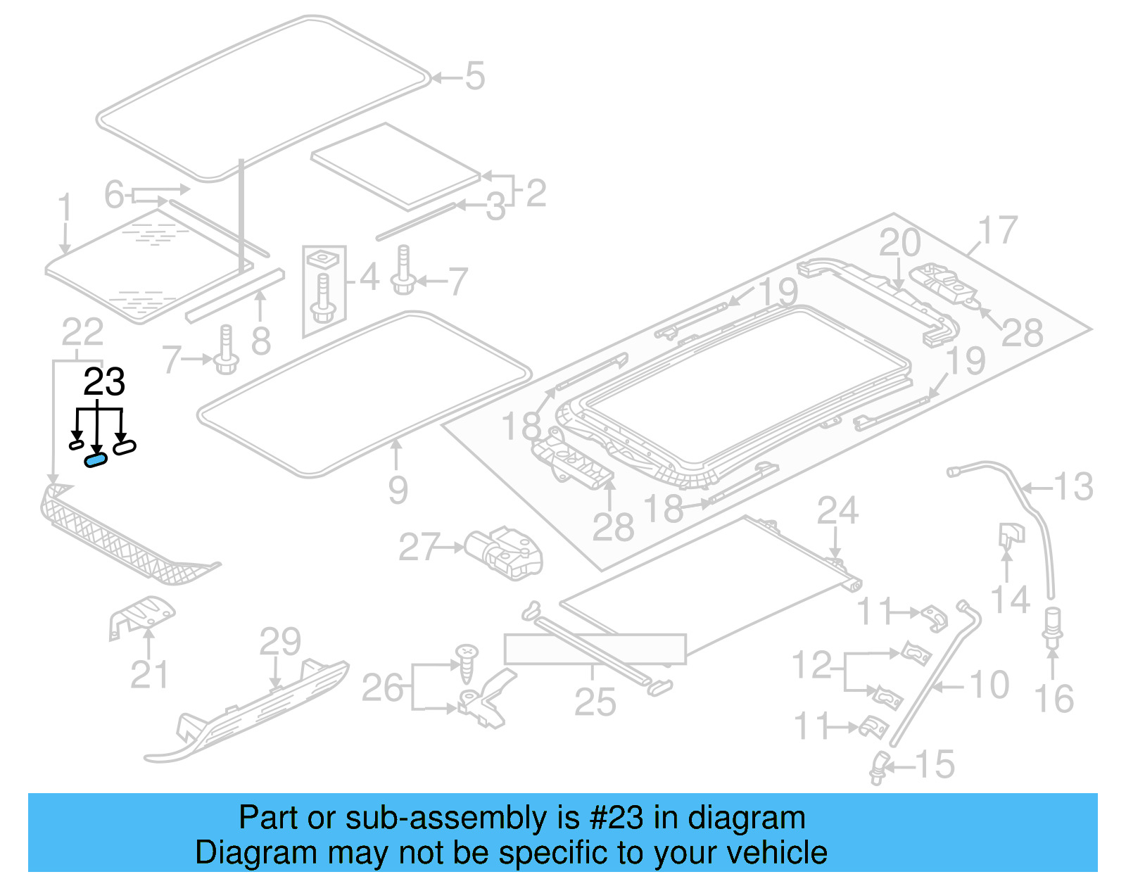 Air Deflector Mount Kit 4L0-898-671-B - View 7