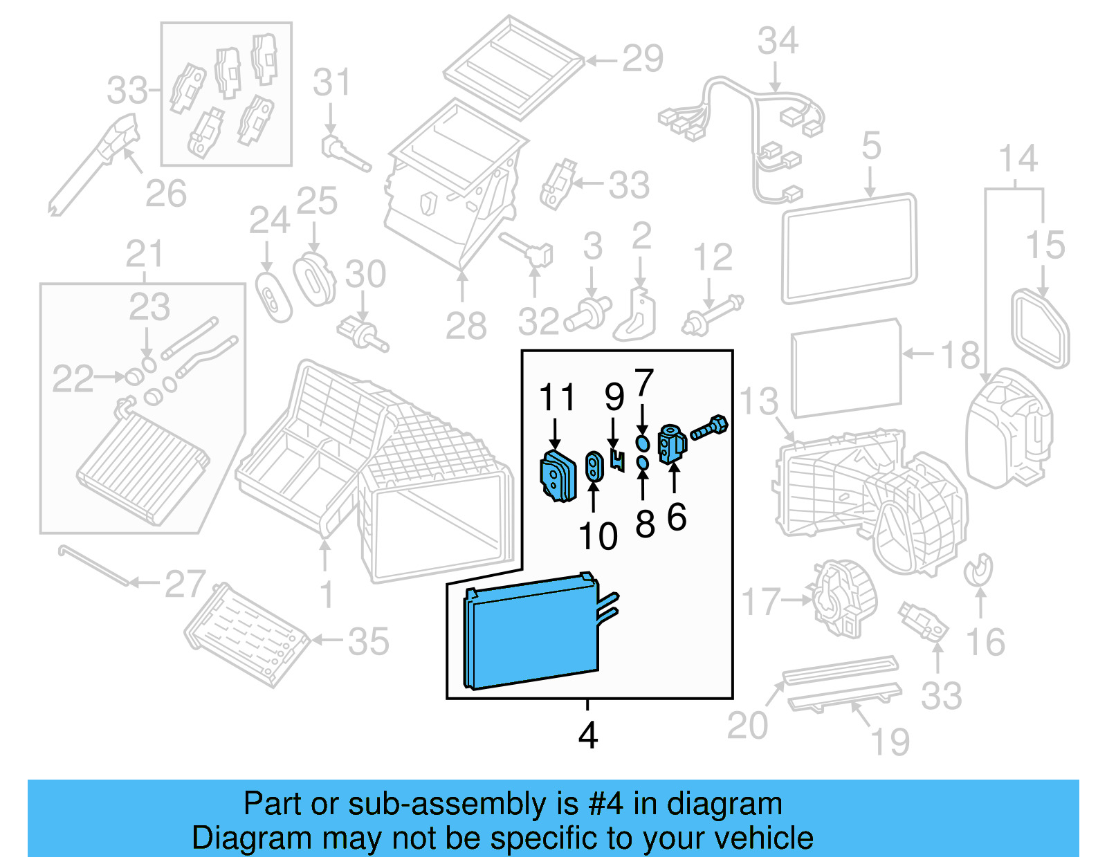 Evaporator Assembly 7P0-820-101-B - View 6