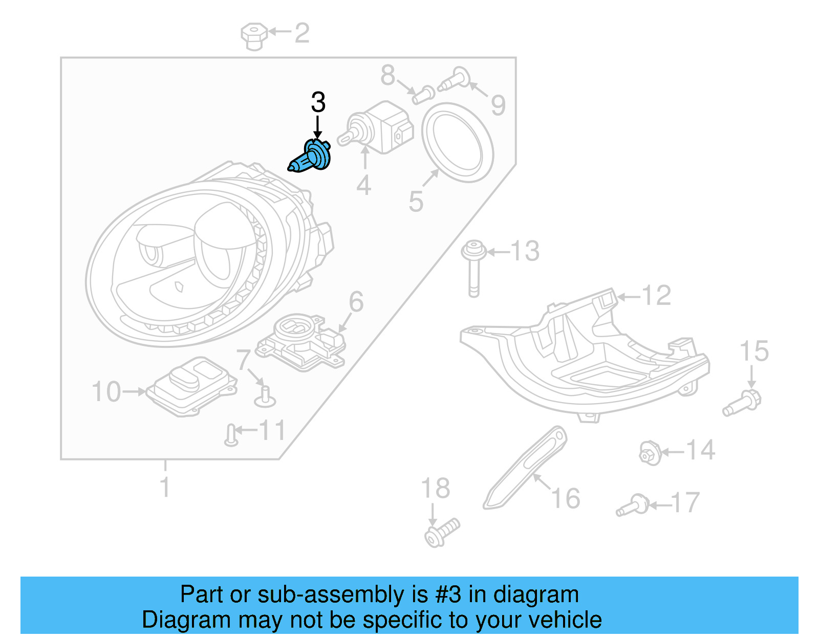 Hid Bulb 8R0-941-235 - View 11