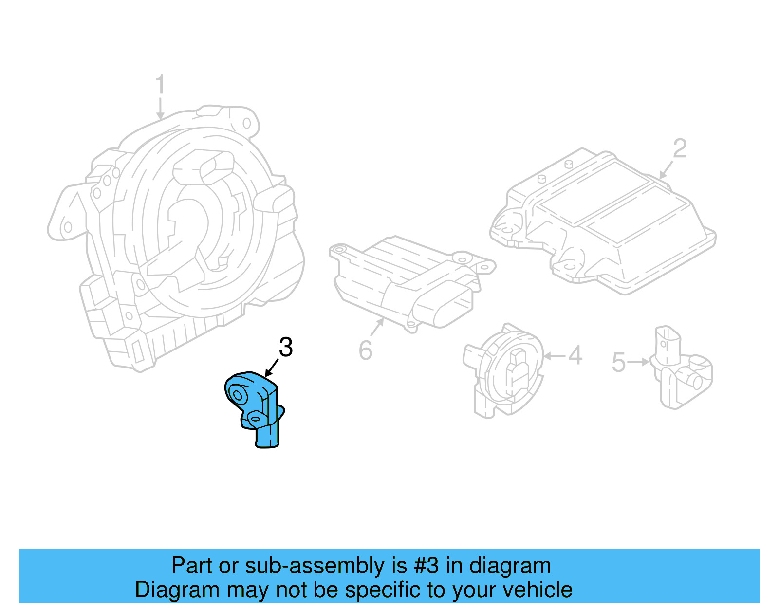 Ft Impact Sensor 3Q0-959-651-A - View 15