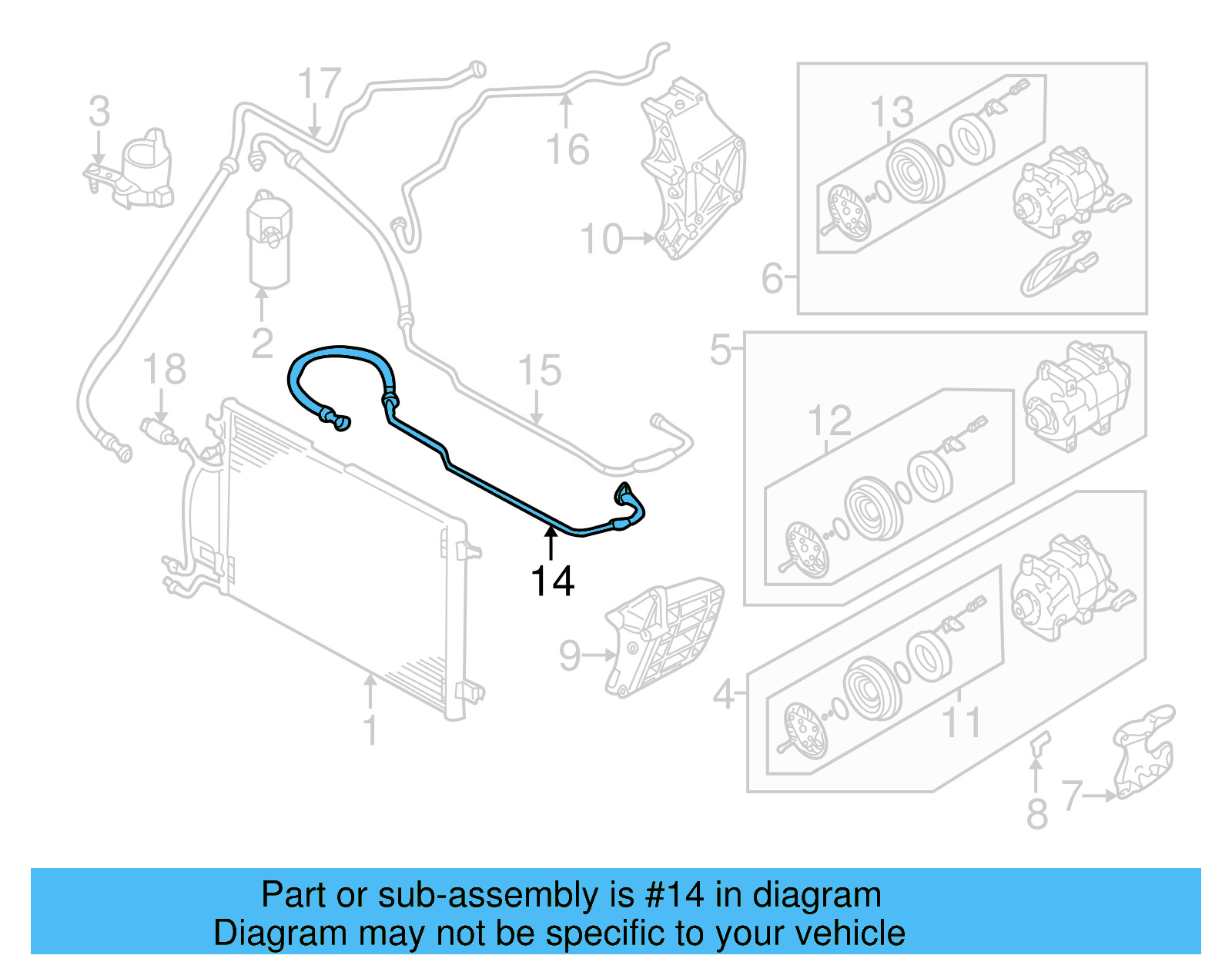 AC Hoses 4B0-260-701-C - View 11