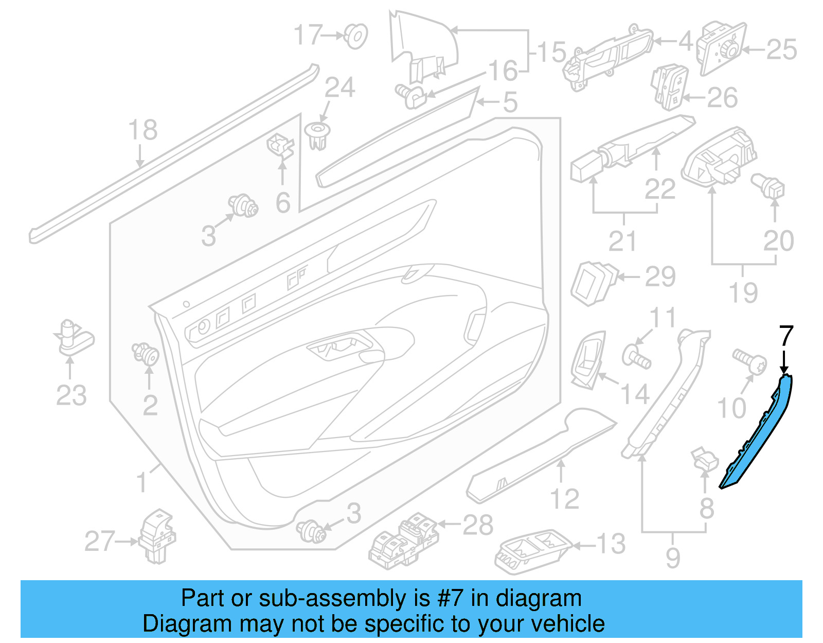 Handle Cover 561-867-372-C-95T
