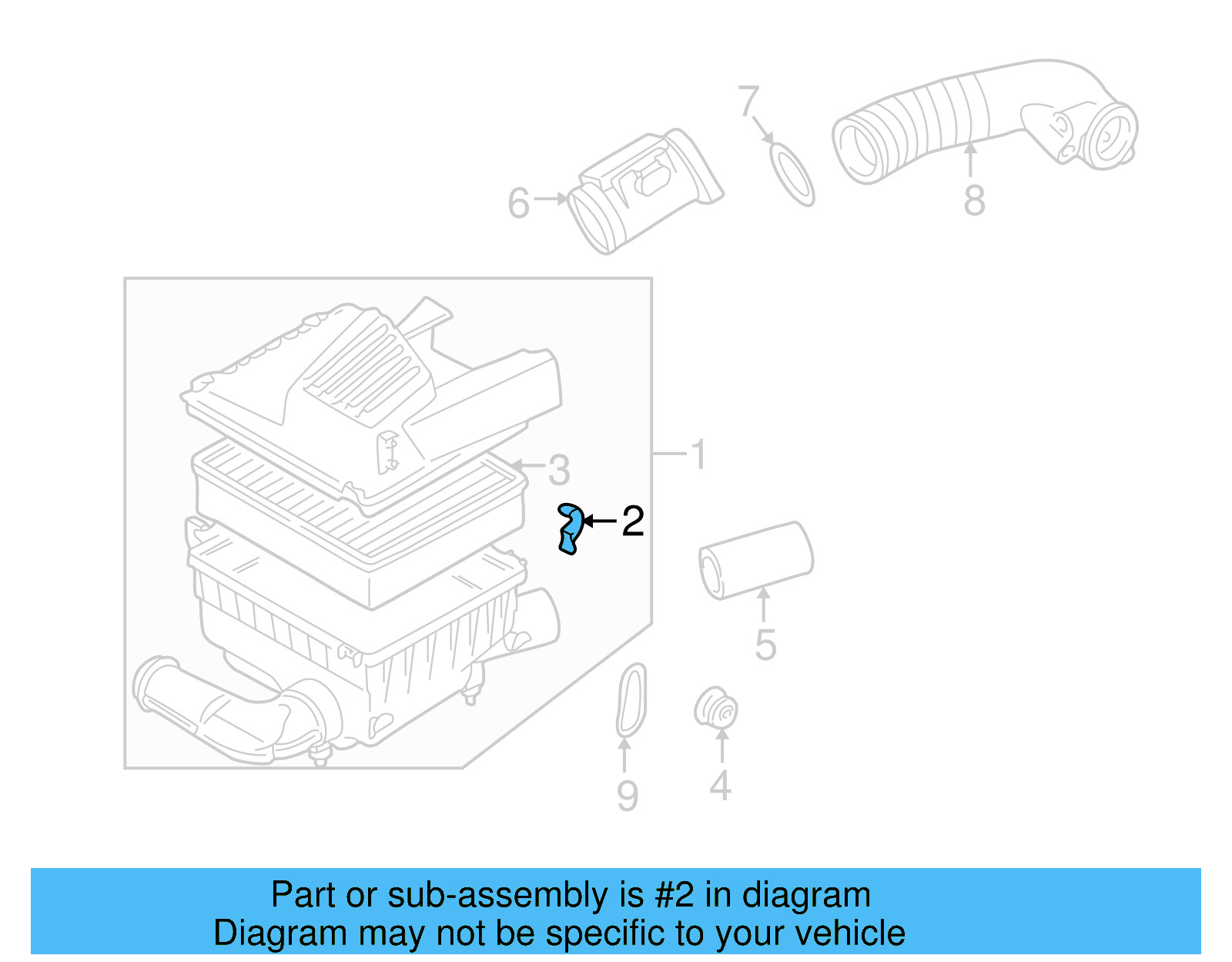 Air Cleaner Assembly Clip 191-129-797-A - View 4