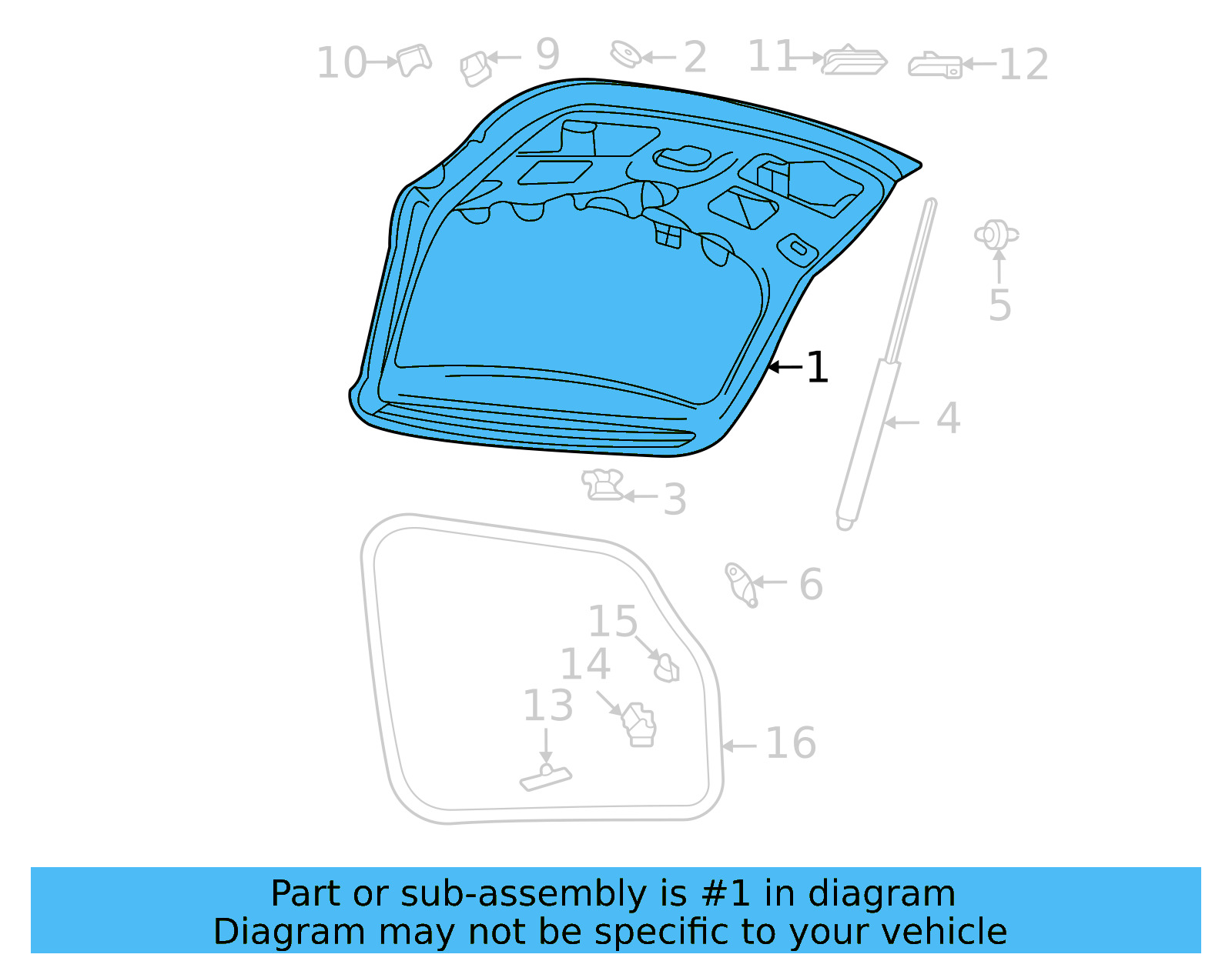 Lift Gate 2GJ-827-025-A - View 5
