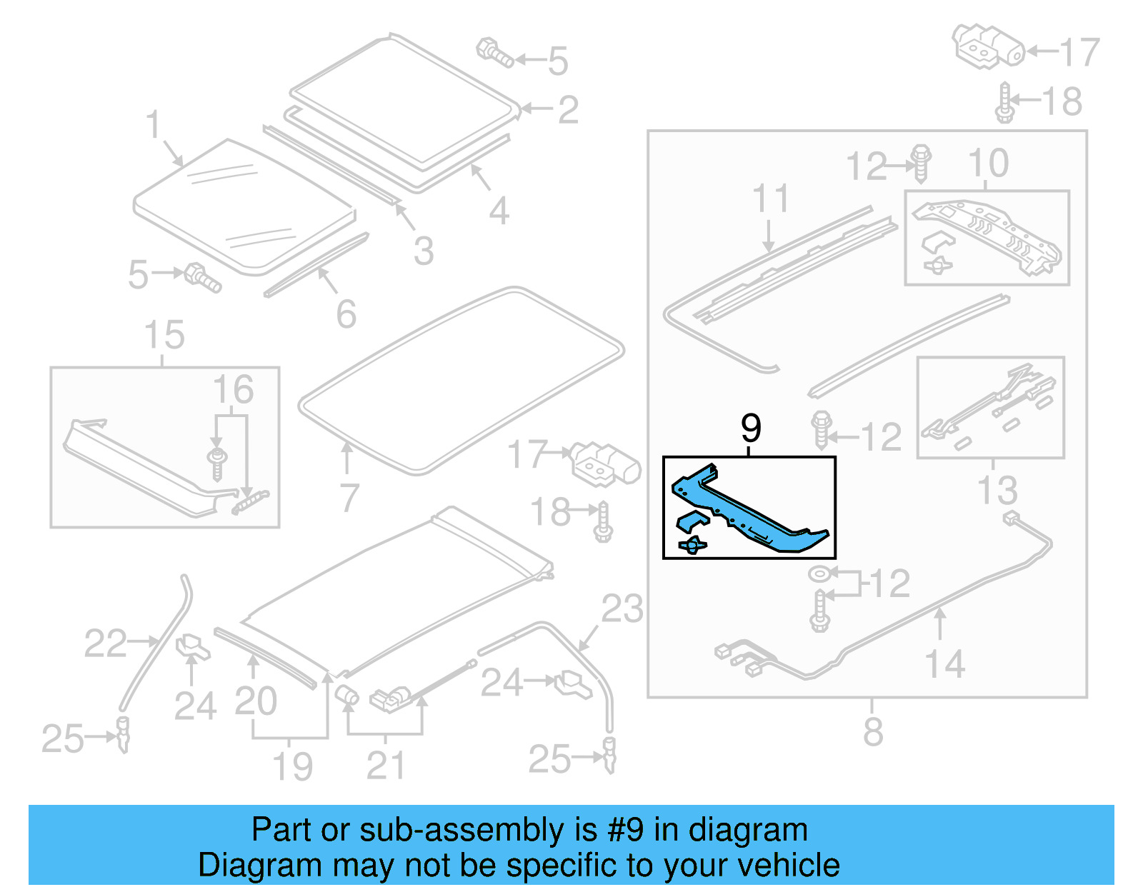 Frame Kit 5G9-898-259-A - View 5