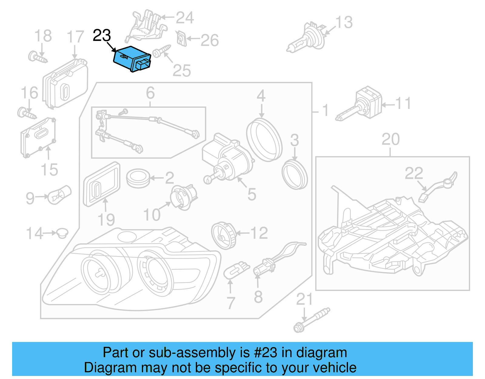 Control Module 7L6-907-357-C - View 7