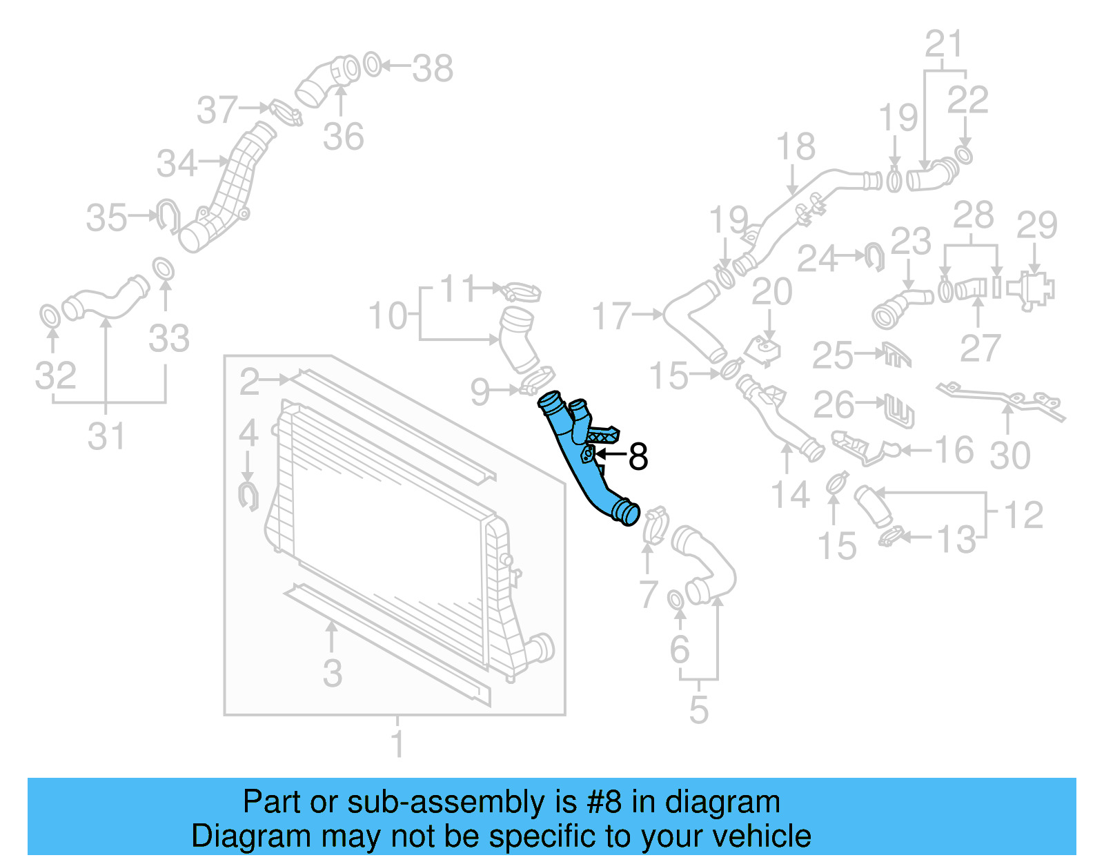 Air Pipe 1K0-145-770-AJ - View 17
