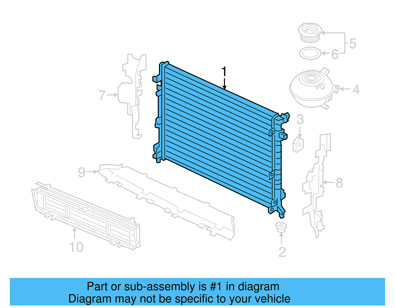 Radiator 3QF-121-251-D - View 5