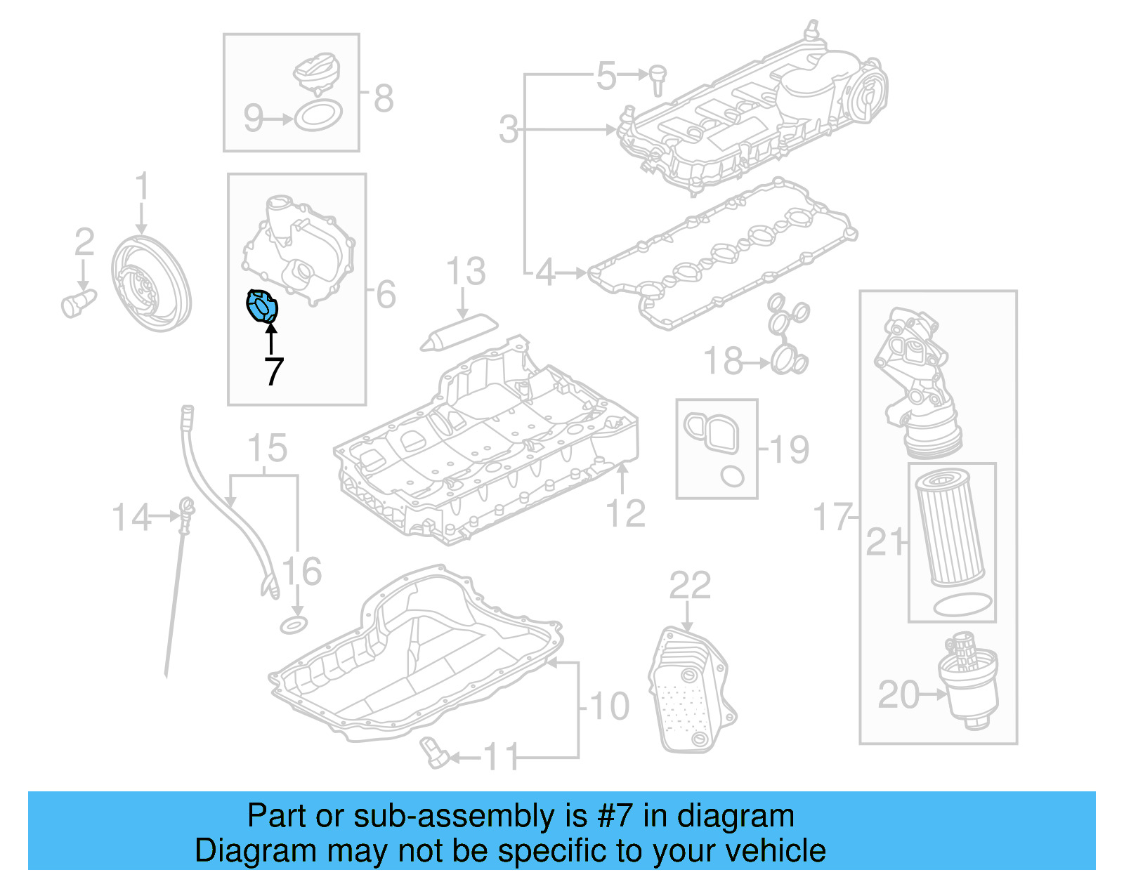 Upper Cover Seal 07K-109-345 - View 11