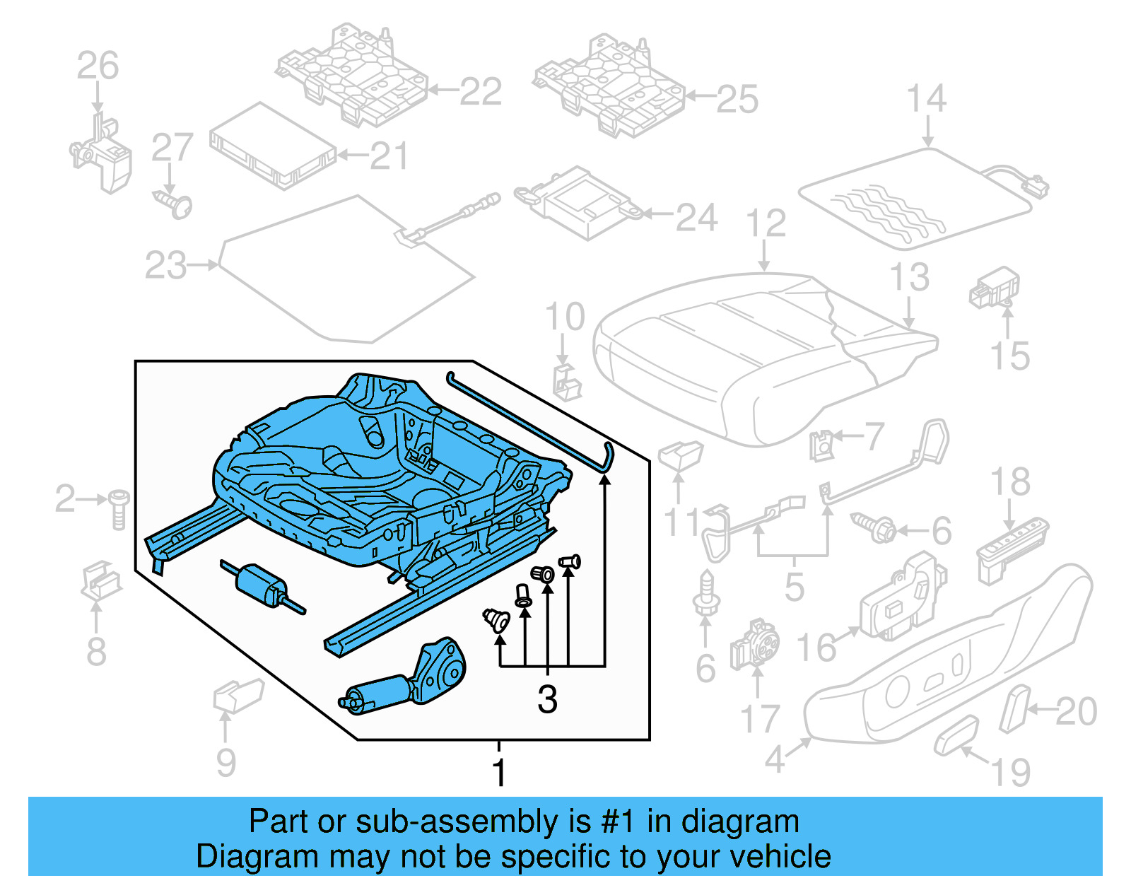 Seat Frame 561-881-105-D - View 8