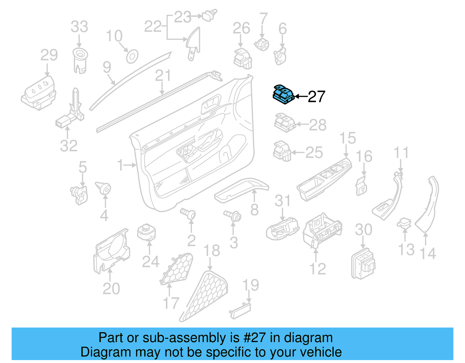 Window Switch 5K3-959-857-C-XSH - View 15