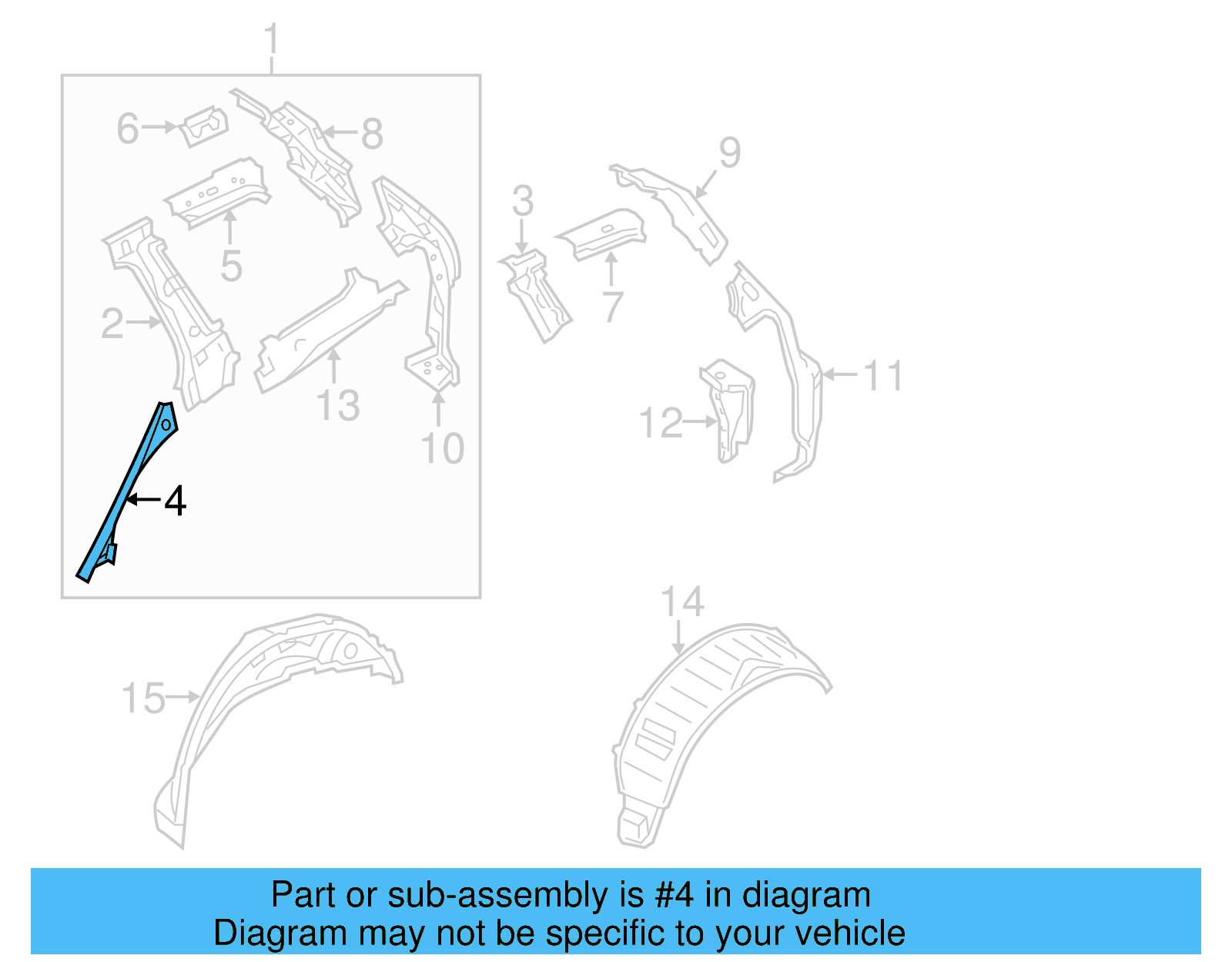 Lower Panel 7P0-809-581 - View 5