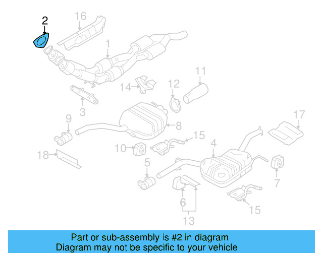 Converter & Pipe Gasket 3C0-253-115 - View 21