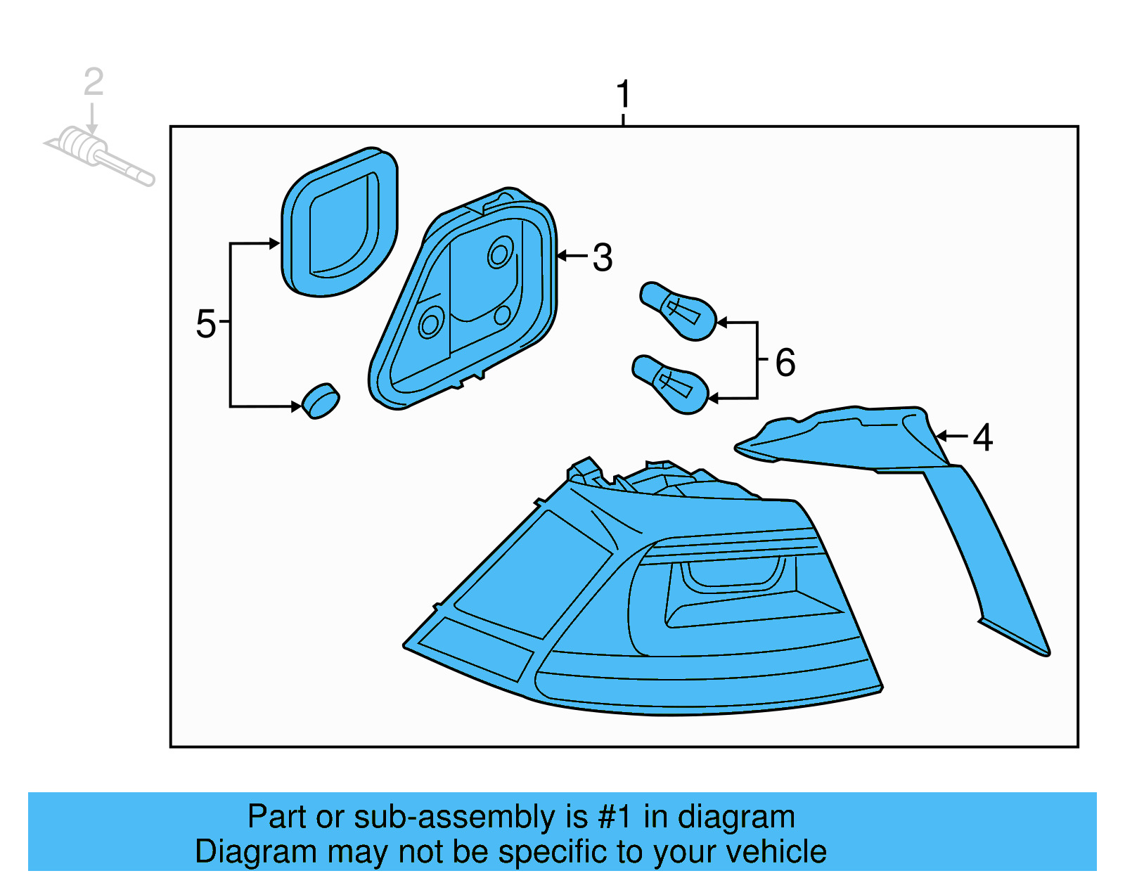 Tail Lamp Assembly 5GM-945-095-E - View 6