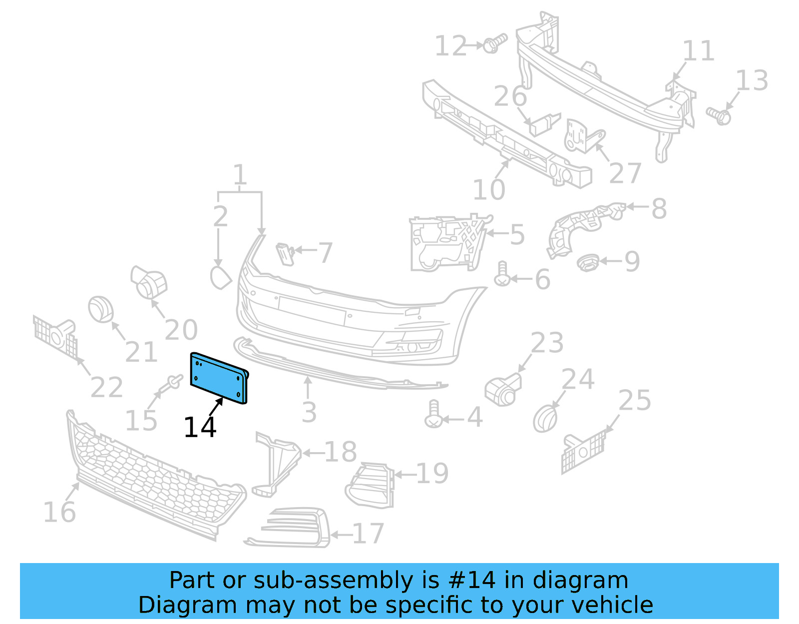 License Bracket 5GM-807-287-L-9B9 - View 8
