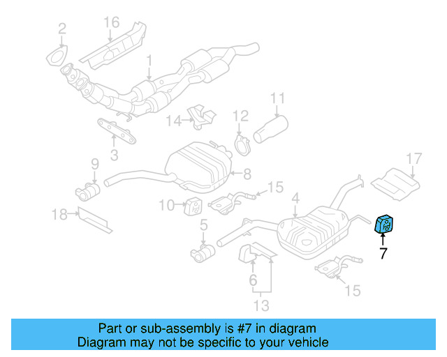 Muffler & Pipe Retainer Ring 1K0-253-147 - View 21