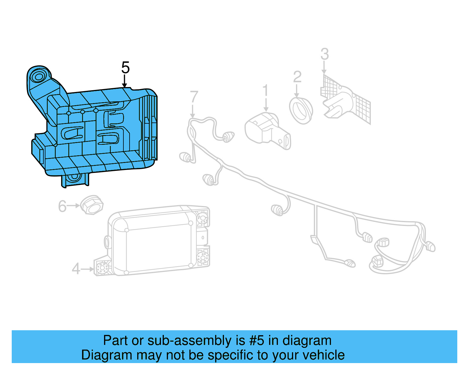Mount Bracket 3CN-907-455-A - View 4