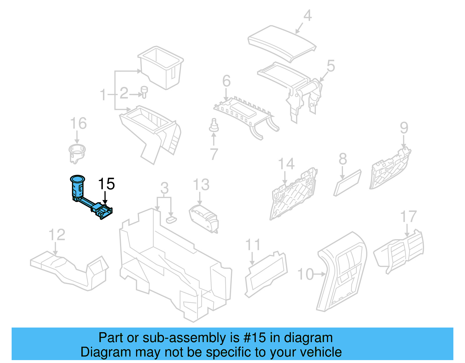 Power Outlet 3C0-919-299 - View 14