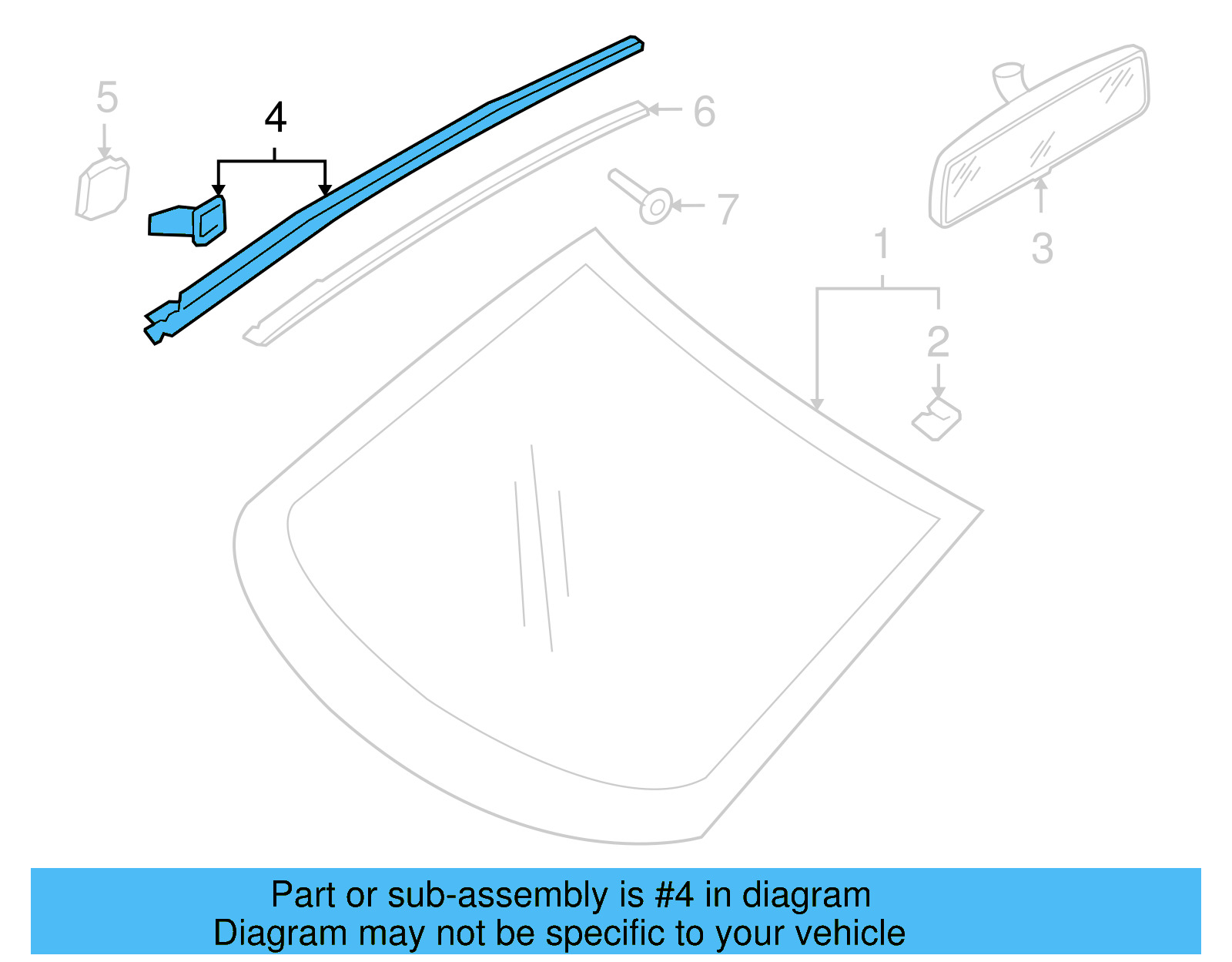 Molding 5K0-854-320-C-5AP - View 7