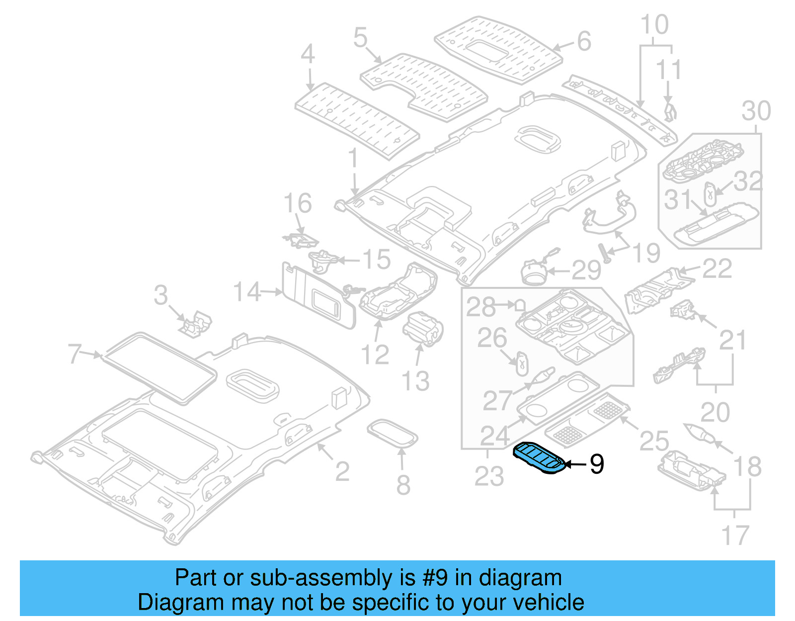 Map Light Lens 1K0-867-227 - View 17