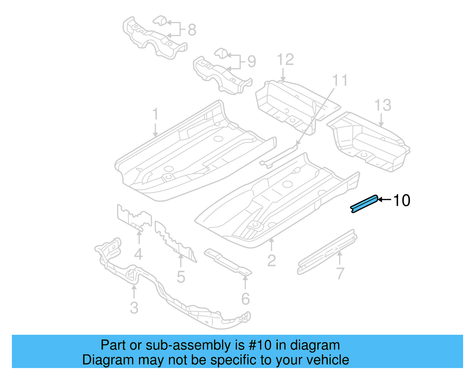 Seat Track 443-803-253 - View 25