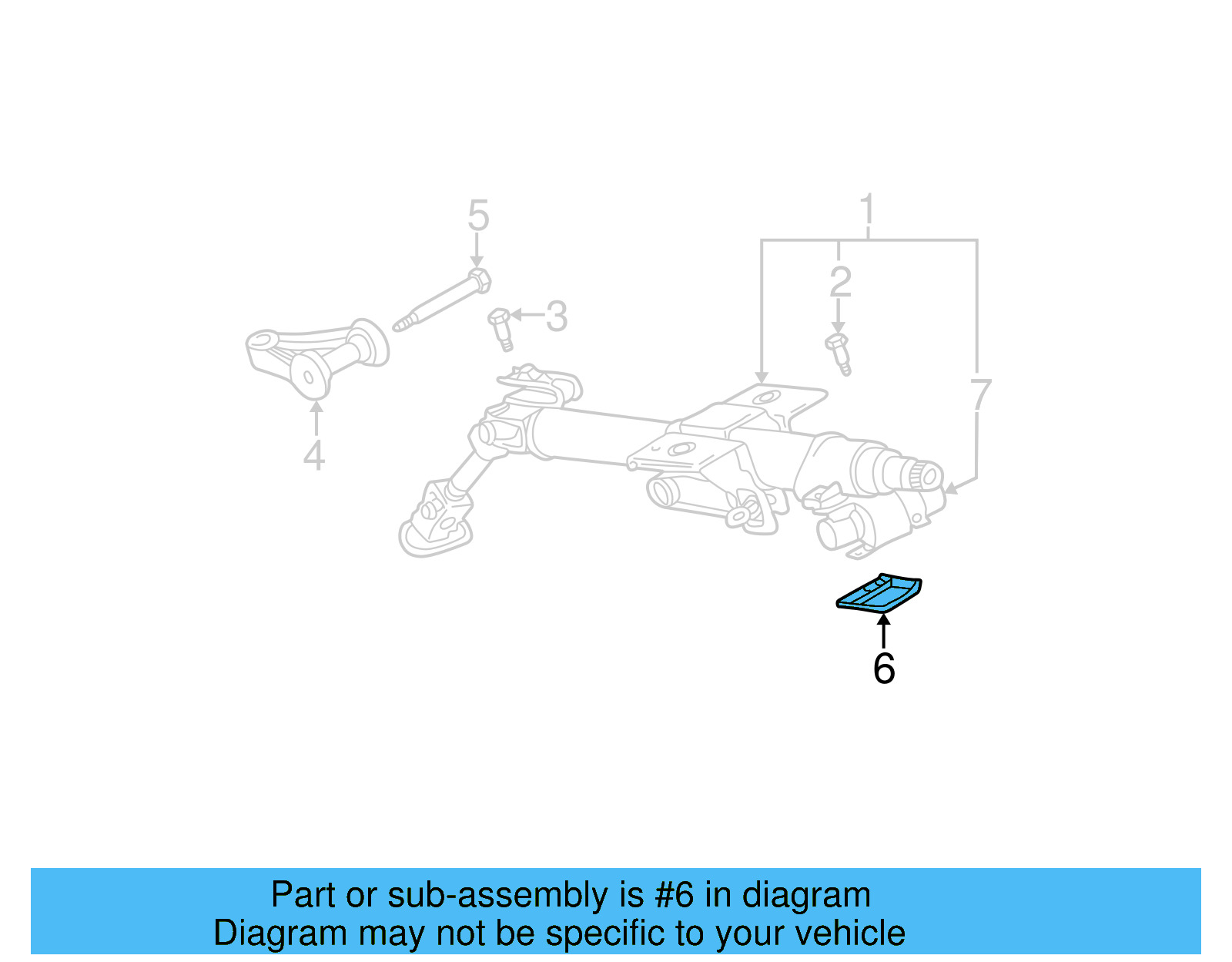 Steering Column Tilt Adjuster 1J0-419-378-F-01C - View 25