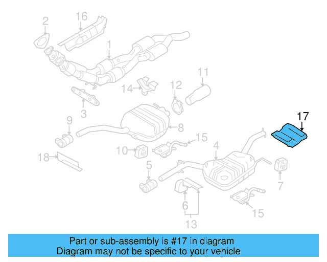 Heat Shield 3C0-825-701-C - View 11