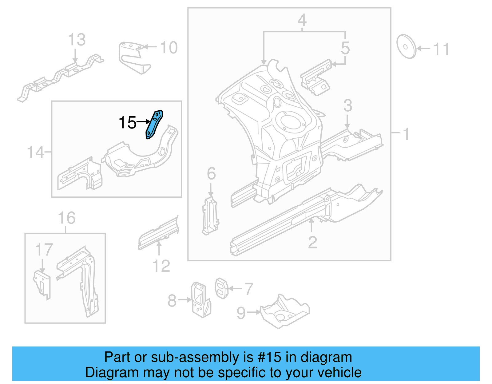 Front Mount Bracket 7P6-805-333 - View 6